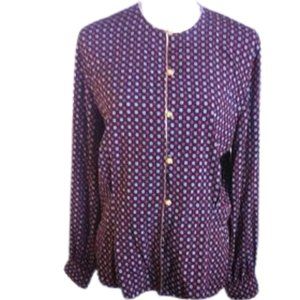 Dana Bushman Blouse Size 10 Vintage